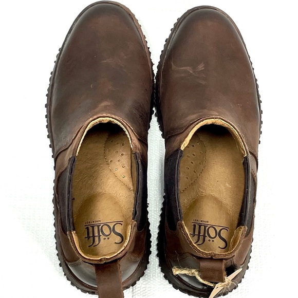 Aqua Sofft Women’s Chelsea Ankle Boots Abry Sable Weatherproof Leather 6M - Picture 2 of 16